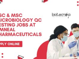 BSc & MSc Microbiology Jobs Latest in QC Testing at Amneal