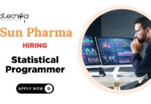 Statistical Programming Jobs at Sun Pharma | BSc Life Science Candidates Apply Now