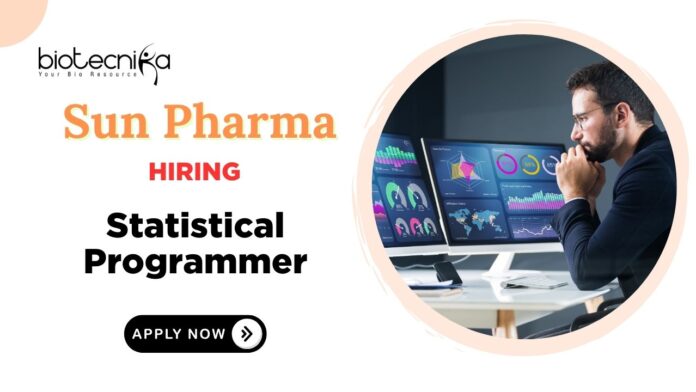 Statistical Programming Jobs at Sun Pharma | BSc Life Science Candidates Apply Now