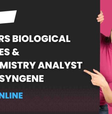 Freshers Biological Sciences & Biochemistry Jobs