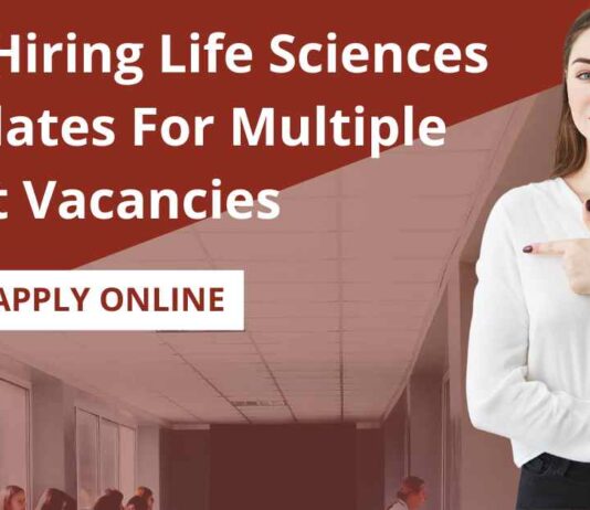 Life Sciences Latest Vacancies at THSTI