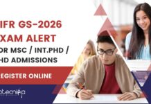TIFR GS 2026 Application Form