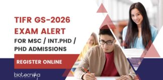TIFR GS 2026 Application Form