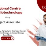 Project Associate Job at RCB. Masters in Biotechnology, Agricultural Sciences, or Natural Sciences Apply Now.