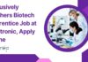 Freshers Biotechnology Job Openings at Medtronic