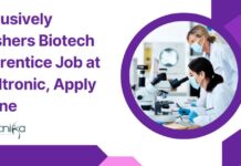 Freshers Biotechnology Job Openings at Medtronic