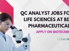Life Sciences QC Analyst Jobs at BDR Pharmaceuticals