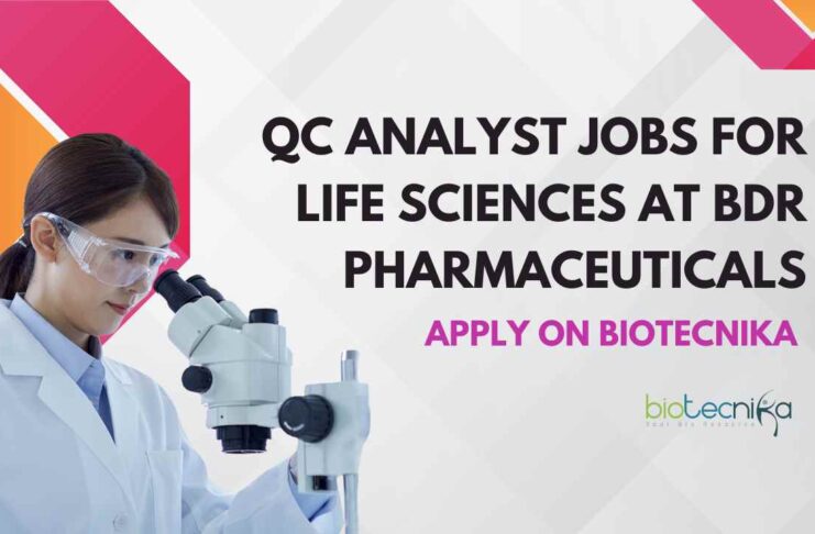 Life Sciences QC Analyst Jobs at BDR Pharmaceuticals