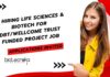 MSc Biotech & Life Sciences Jobs Latest at NII