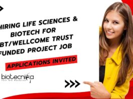 MSc Biotech & Life Sciences Jobs Latest at NII