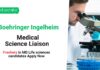 Freshers Life Science Jobs at Boehringer Ingelheim | Apply Now for Medical Science Liaison Role