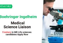 Freshers Life Science Jobs at Boehringer Ingelheim | Apply Now for Medical Science Liaison Role