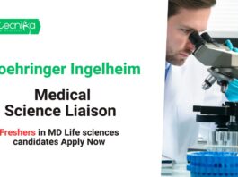 Freshers Life Science Jobs at Boehringer Ingelheim | Apply Now for Medical Science Liaison Role