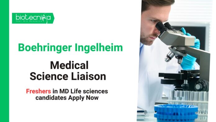 Freshers Life Science Jobs at Boehringer Ingelheim | Apply Now for Medical Science Liaison Role