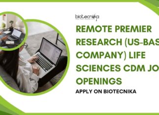 Remote/WFH Life Sciences Job Vacancies at Premier Research (US-Based Company)