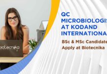 QC Microbiologist at Kodand International