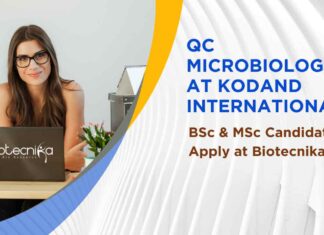 QC Microbiologist at Kodand International