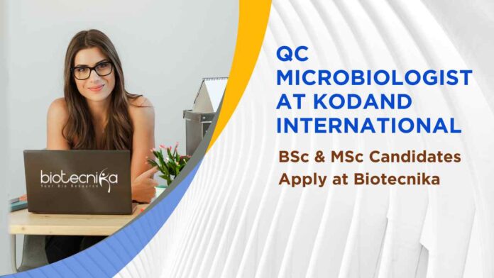 QC Microbiologist at Kodand International