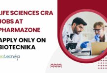Life Sciences CRA Jobs at Pharmazone - Apply Only On Biotecnika