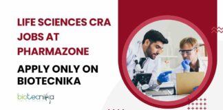 Life Sciences CRA Jobs at Pharmazone - Apply Only On Biotecnika