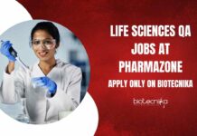 Life Sciences QA Jobs at Pharmazone, Apply Only On Biotecnika