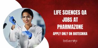 Life Sciences QA Jobs at Pharmazone, Apply Only On Biotecnika