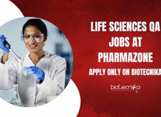 Life Sciences QA Jobs at Pharmazone, Apply Only On Biotecnika