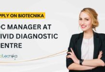 Life Sciences QC Manager Jobs at Vivid Diagnostic Centre