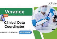 Clinical Data Coordinator Veranex Bachelors in Life Sciences