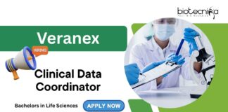 Clinical Data Coordinator Veranex Bachelors in Life Sciences