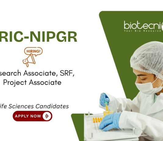 Life Sciences Job Vacancies at BRIC-NIPGR. Apply Now for Project Associate, Research Associate & Senior Research Fellow.