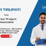 Senior Project Associate Agricultural Sciences / Biomedical Engineering / Biotechnology Attend Walk-in Interview IISER Tirupati