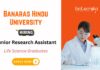 JRA Vacancy at BHU | Life Science Jobs - Apply