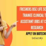 Freshers BSc Life Science Job Vacancies Latest at CLINICA Research