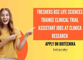 Freshers BSc Life Science Job Vacancies Latest at CLINICA Research
