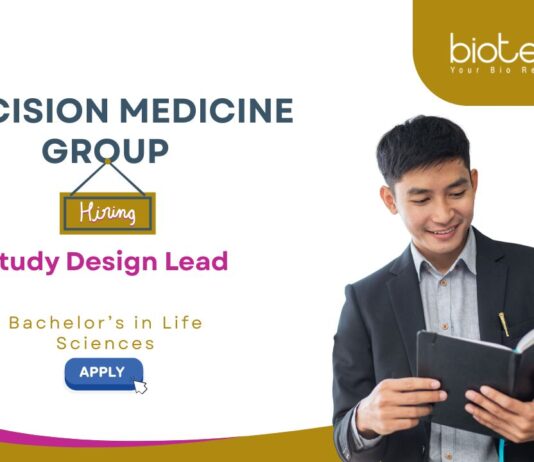 Precision Medicine Group Bachelor’s in Life Sciences Study Design Lead