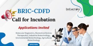 BRIC-CDFD Call for Incubation Applications Invited Molecular Diagnostics, Biomedical Devices Therapeutics, Industrial Biotechnology, Environmental Biotechnology, Agricultural Biotechnology