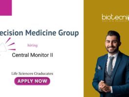 Central Monitor II Precision Medicine Group Life Sciences Graducates hiring