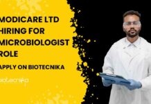 Microbiologist Job Vacancy at Modicare Ltd