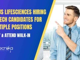 MSc Biotechnology Job Vacancies Latest at Zydus