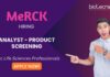 Analyst - Product Screening Job at Merck Life Science Careers