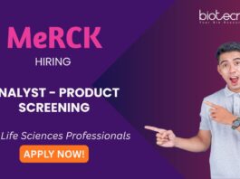 Analyst - Product Screening Job at Merck Life Science Careers