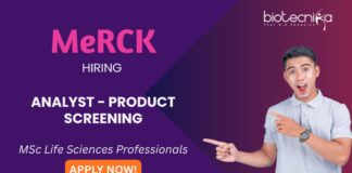 Analyst - Product Screening Job at Merck Life Science Careers