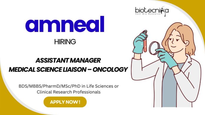 Assistant Manager Job in Delhi Apply Now for Amneal to unlock your Medical Affairs Career!