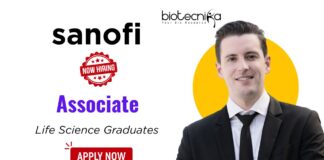 Associate Job in Hyderabad - Jobs at Sanofi for Life Science Graduates | Apply Now