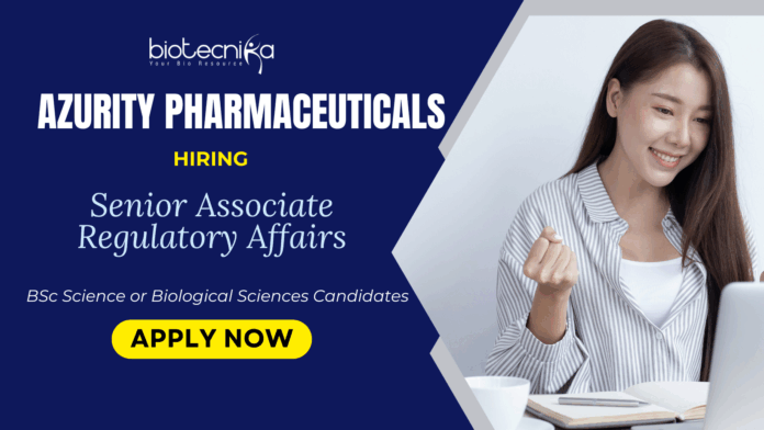 Regulatory Affairs Job | Azurity Pharmaceuticals