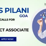BITS Pilani, Goa Call for Project Associate Role – Research on SUSBIO ECOTREAT STP | Apply Now! BITS Pilani, Goa Call for Project Associate Role – Research on SUSBIO ECOTREAT STP Apply Now!