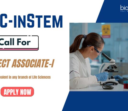 Life Science Jobs In Bangalore: BRIC-inStem, Bangalore Inviting Applications for the position of Project Associate-I - Apply Now
