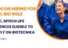 MSc Molecular Biology Jobs at Biocon