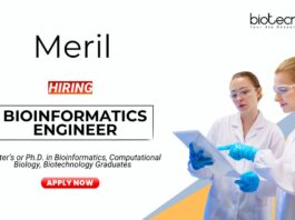 Bioinformatics Job at Meril MScPhD Graduates Apply Online